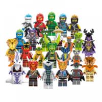 Set Of 24 Pcs Ninjago Mini Figures Kai Jay Sensei Wu Master Building Blocks Toys