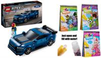 LEGO SPEED CHAMPIONS: Ford Mustang Dark Horse Sports Car (76920) For Kids Gift