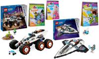 LEGO City Space Explorer Rover and Alien 60431 Building Toy Set 6 +For Kids Gift