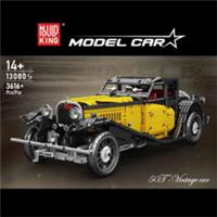 Bugatti 50T model Building blocks classic car dynamic 3616 pcs Mould King