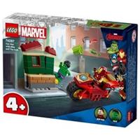 LEGO Marvel Iron Man with Bike and The Hulk NEW