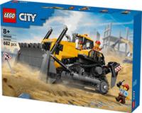 Lego City Big Vehicles 60466 Yellow Bulldozer Playset for Ages 8 & Up