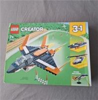 Lego Creator Supersonic Jet Plane, Boat, Helicoptor (3-in-1 Model 31126) Sealed