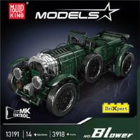 Mould King Remote Control Bentley Blower classic racing car motorised