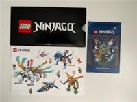 Lego Ninjago Tin Metal Sign (5007155) & Stickers - Brand New