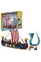 LEGO CREATOR 31132 VIKING SHIP AND THE MIDGARD SERPENT CREATOR 3 IN 1 SET *New*