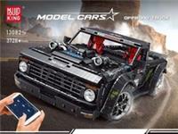 Remote Control muscle car Truck Van ute racing truck car 3728pcs Mould King