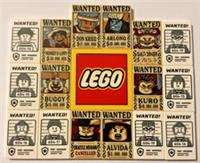 Lego "One Piece" 2x3 Wanted Tiles - 26603 Choose Tile Dracule Mihawk Buggy Kuro