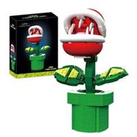 540PCS Super Mario Piranha Plant Brick Toy Set Fun Game Model Building Kit