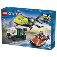 LEGO City 60505 Airplane Service Truck & Hovercraft Remix Building Set