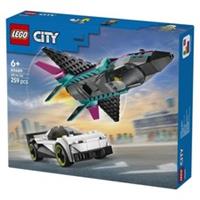 LEGO City Jet vs Car Toy Vehicles Action Play Set 60489