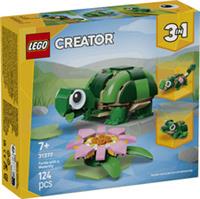 Lego Creator 31377 3in1 Turtle with a Water Lily Flower Toy for Age 7+