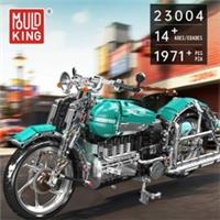Mould King motorcycle American Cruiser Model Motorbike Building Blocks Bike
