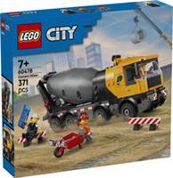 Lego City 60478 Cement Mixer Truck Construction Toy for Kids Ages 7+