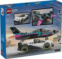 Lego City 60489 Jet vs. Car Toy Vehicle Model Kit for Kids Ages 6 & Up
