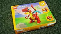 LEGO Creator 3 in 1 Red Dragon Toy to Fish Figure to Phoenix Bird Model 31145