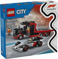 Lego City 60493 F1 Display Truck with Audi F1 Race Car for Ages 7 & Up