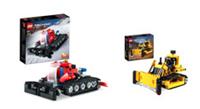 LEGO 2 x Technic Sets- Snow Groomer 42148 & Bulldozer 42163 NEW FREE TRACKED 48