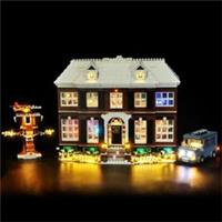 LED Light Kit for Lego 21330 Home Alone House Lighting, Nameplate and Music