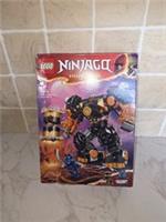LEGO NINJAGO Dragons Rising Cole's Elemental Earth Mech Robot 71806 New Bent Box