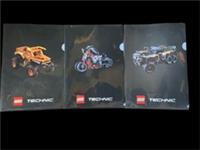 Lego Technic Vip Rare X3 Plastic Folders New