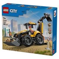 LEGO City Yellow Backhoe Loader Construction Vehicle 60480 Kids Set