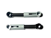 LEGO 2x Technic Shock Absorber 6.5L Soft , Tight Coils Light bluish Grey 731c08