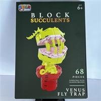 Brick by Brick Block Succulents Venus Fly Trap 68 Pieces New Sealed