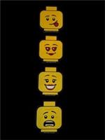 Lego Vip Rare Rubber Double Sided Face Coasters