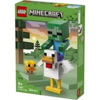 LEGO Minecraft Chicken Jockey Building Set 21582 Posable Mob Figures