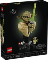 Lego Star Wars 75438 Yoda Bust Collectible Model Kit for Adult Age 18+
