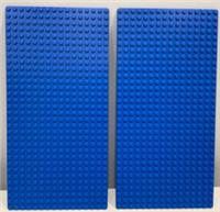LEGO 16 x 32 (Half) Blue Base Plates 2748 x 2 - Brand New