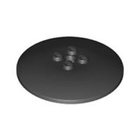 Lego Bricks 16x Black 6x6 Parabola Radar Reflector Radar Dish 44375 6058341 NEW