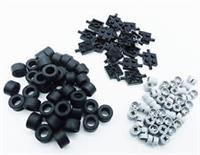 LEGO WHEELS 100 Piece Set - 20 BLACK Plates / Axles - 40 Tyres - 40 Wheels
