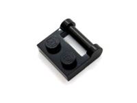 Lego x10 Black Plate 1 x 2 with Handle on Side- Closed Ends 48336 4225201 NEW