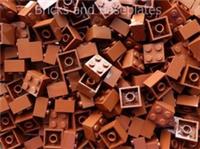 LEGO BRICKS 100 x BROWN 2x2 Pin From Brand New Sets Sent In a Clear Sealed Bag