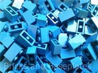 LEGO BRICKS 100 x DARK AZURE 2x1 Pin From Brand New Sets Sent In a Sealed Bag