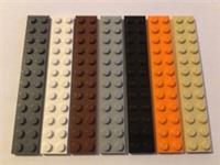 LEGO 2x12 Plates (Packs of 4) Pick your Colour NEW Design 2445