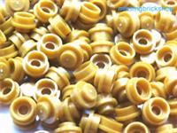 LEGO - Pack of 50 - Pearl Gold Plate, Round 1 x 1 4073 *NEW*