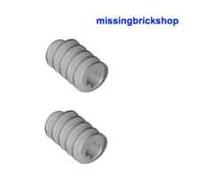 LEGO x2 Technic Gear Worm Screw Long Axle Opening Type II 32905 Light Bluish Gry