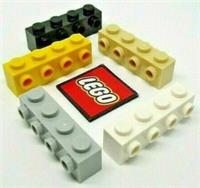 LEGO BRICKS 1x4 with 4 Studs on 1 Side (Packs of 8) Choose Colour - ID 30414