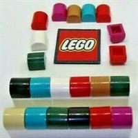 LEGO Plate 1x1 with Rounded Top (Pack of 8) - Design 49307, 66187