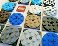 LEGO Turntable Flat Base 4x4 + Round 4x4, 6x6 or 8x8 Plate - Design 61485, 60474