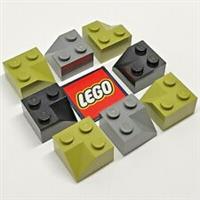 LEGO Double Concave 45 Slope 2x2 Bricks (Pack of 4) - Choose Colour - ID 3046