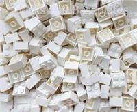 LEGO BRICKS 500 x WHITE 2x2 Pin From Brand New Sets Sent In a Sealed Bag