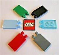 LEGO Flag Tile 2x3 with Clips - Choose Colour (Pack of 2) - Design 30350 / 65886