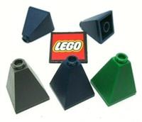 LEGO Pyramid Slope 2x2x2 (75) Quadruple - Choose Colour - Design (3688)