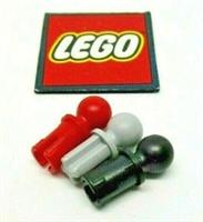 LEGO Tow Bar Pin with Ball (6628 / 66906) or Axle with Ball (2736) - Packs of 4
