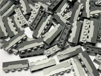 LEGO 4x Projectile Launcher 1x4 Spring Shooter, Light Blu Gry Top