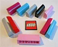 LEGO Brick 1x4 with Curved Top (Pack of 4) Design 6191, 10314